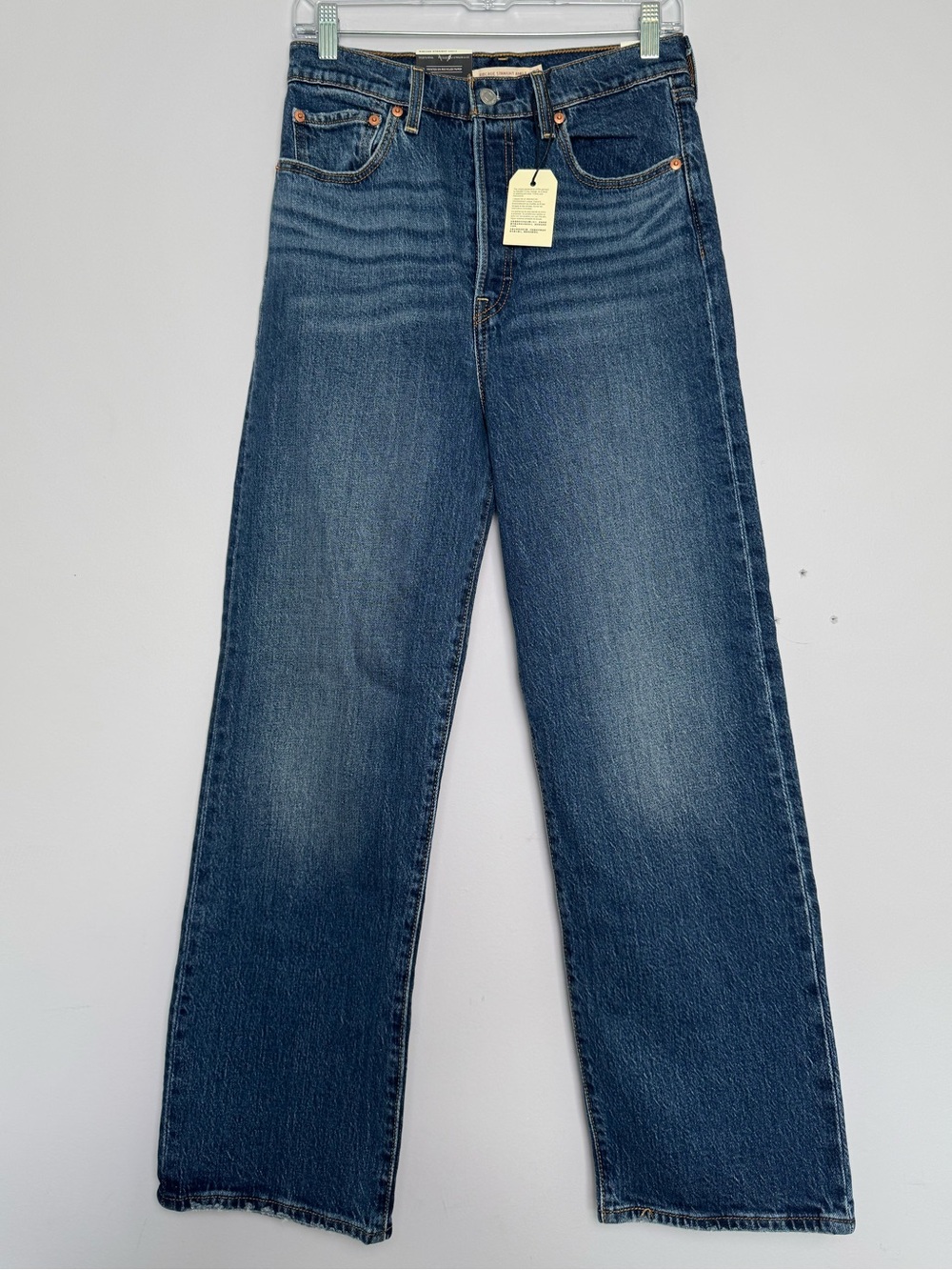 Levi’s Ribcage Straight Ankle Jeans Size 28 Medium Wash High Rise